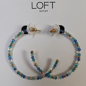 Loft beaded hoops